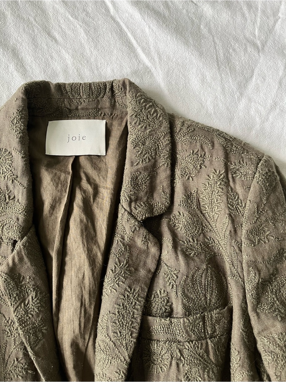 Joie embroidered blazer